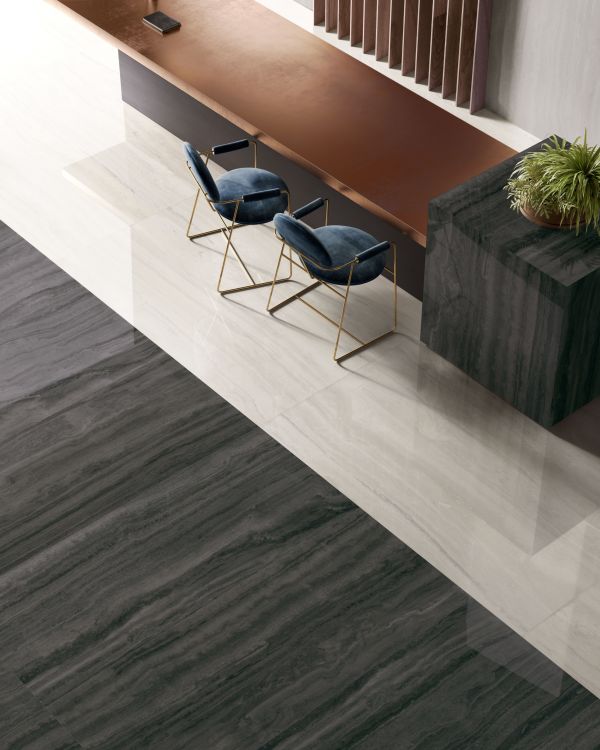 Appia Vein Cut White Polished 12 x 24